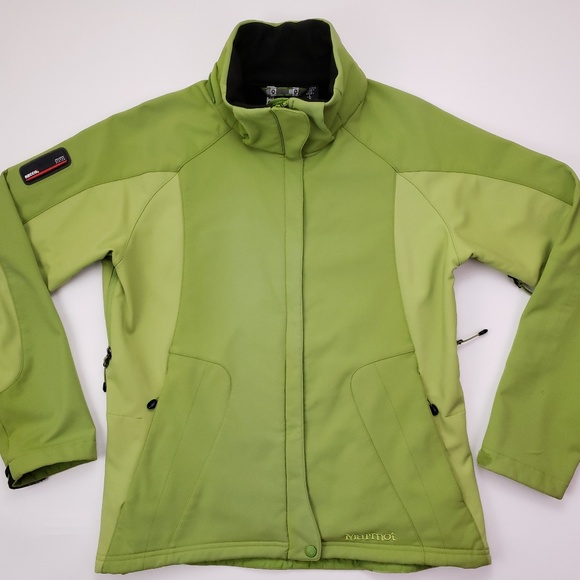 Marmot Jackets & Blazers - Marmot Green Softshell Jacket Large Womens Windsto